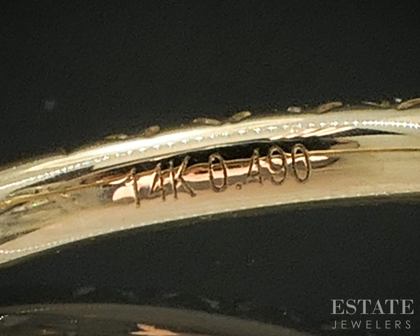 14k Yellow Gold IGI Pear Lab Created 2.50ctw Diamond Engagement Ring p15768