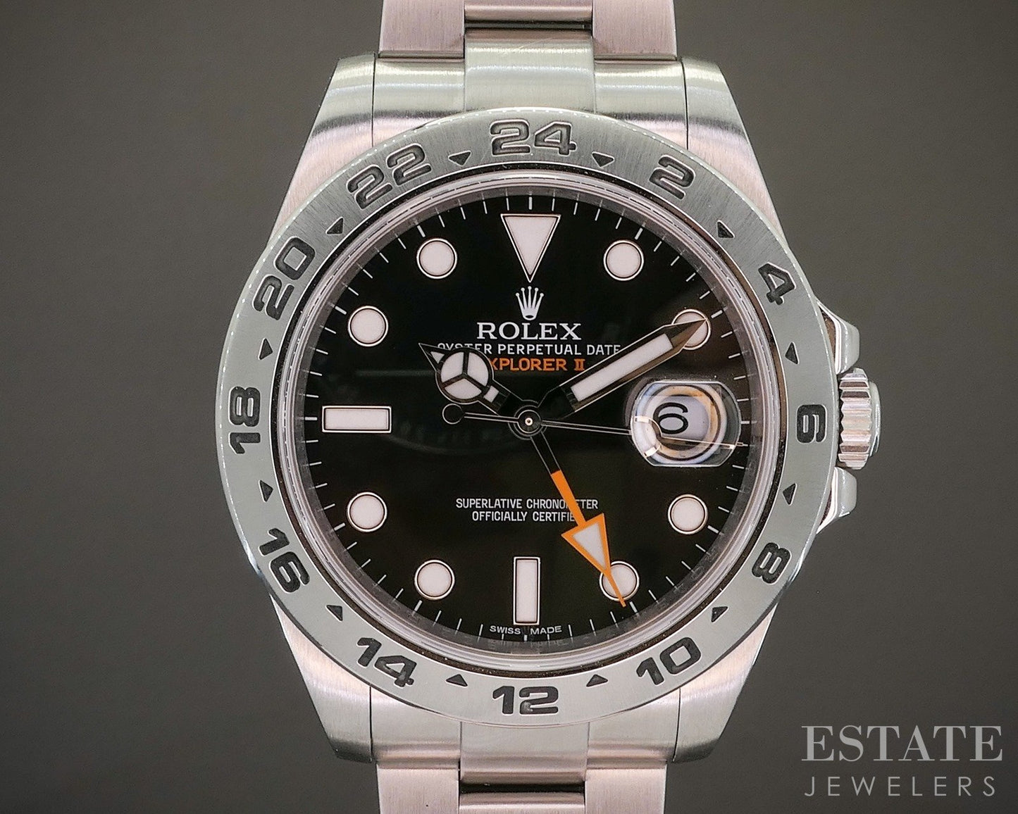 Rolex Explorer II 216570 Black Dial Stainless Oyster Bracelet Mens Watch p21869