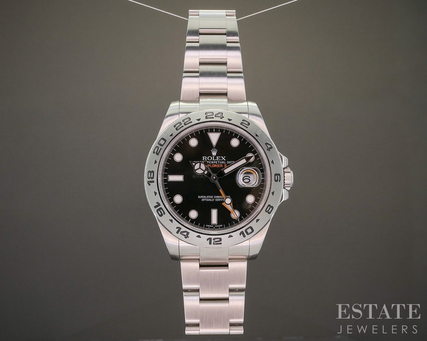 Rolex Explorer II 216570 Black Dial Stainless Oyster Bracelet Mens Watch p21869