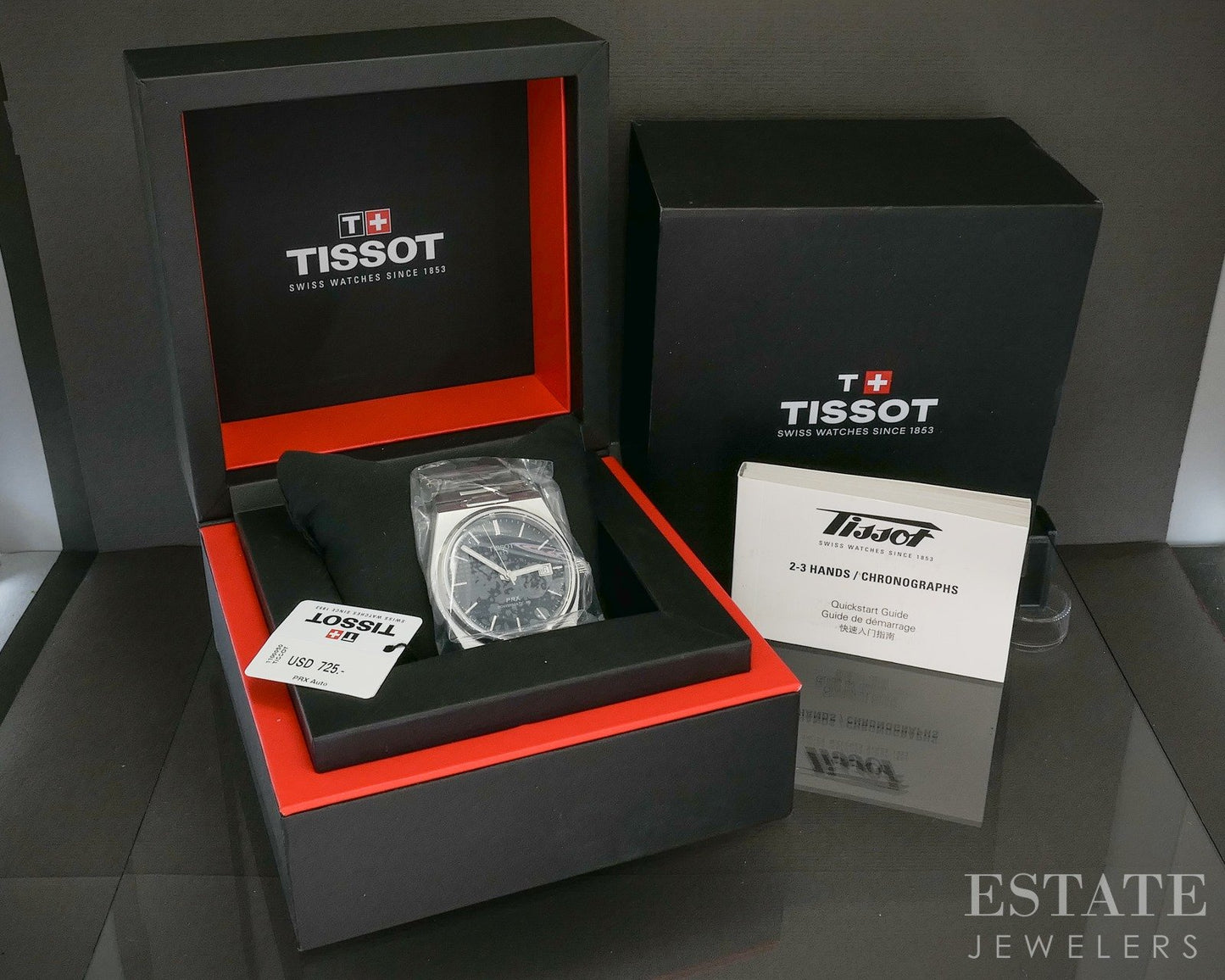 Tissot PRX Powermatic 80 Stainless Automatic Black Mens Watch p17589
