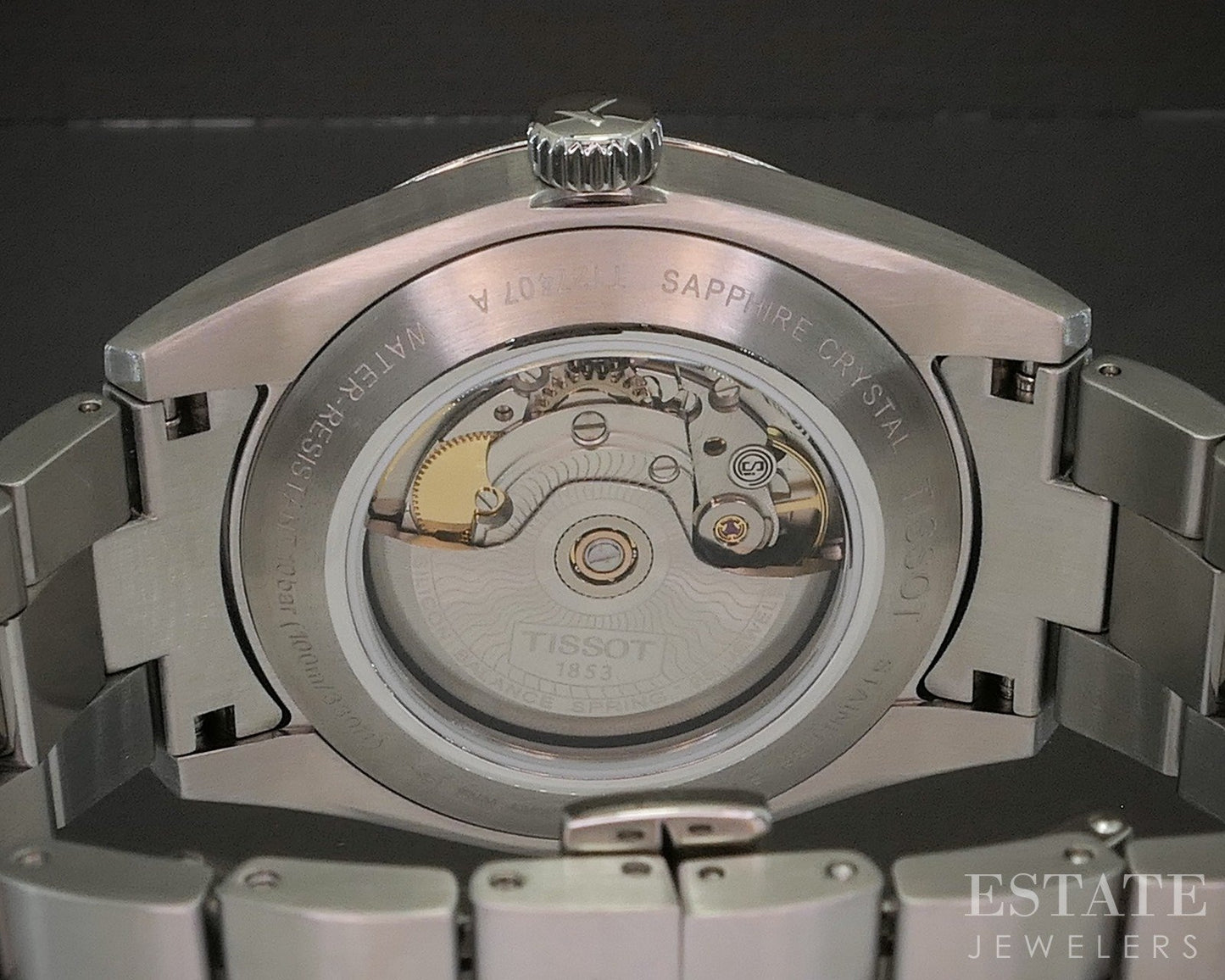 Tissot Silicium Powermatic 80 Stainless Automatic Green Mens Watch p17143