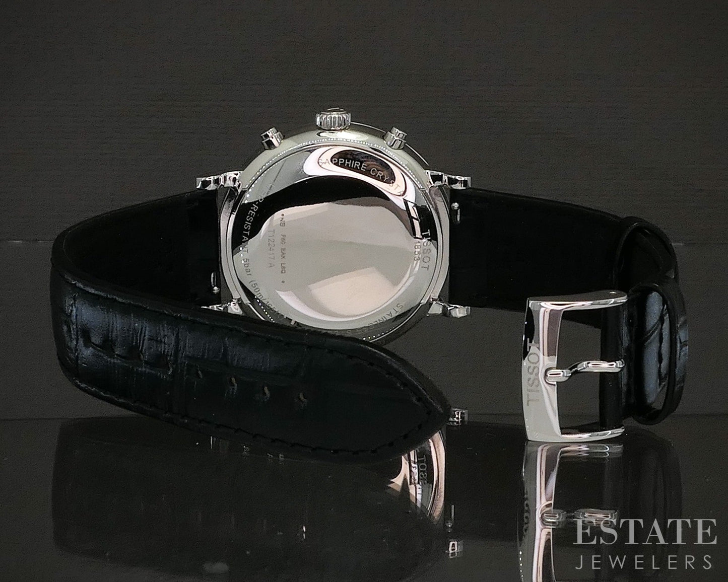 Tissot Carson Premium Stainless White Chronograph Mens Watch p17140