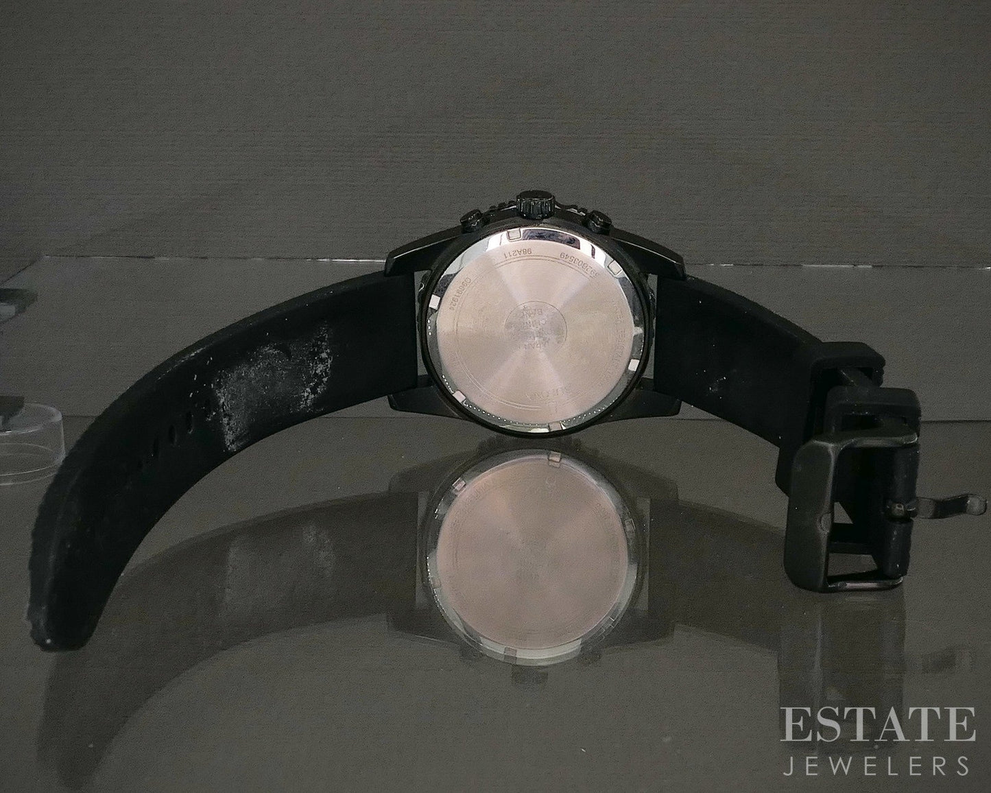 Bulova Sports Chronograph Quartz Black Silicone 98A211 Men Watch p21923