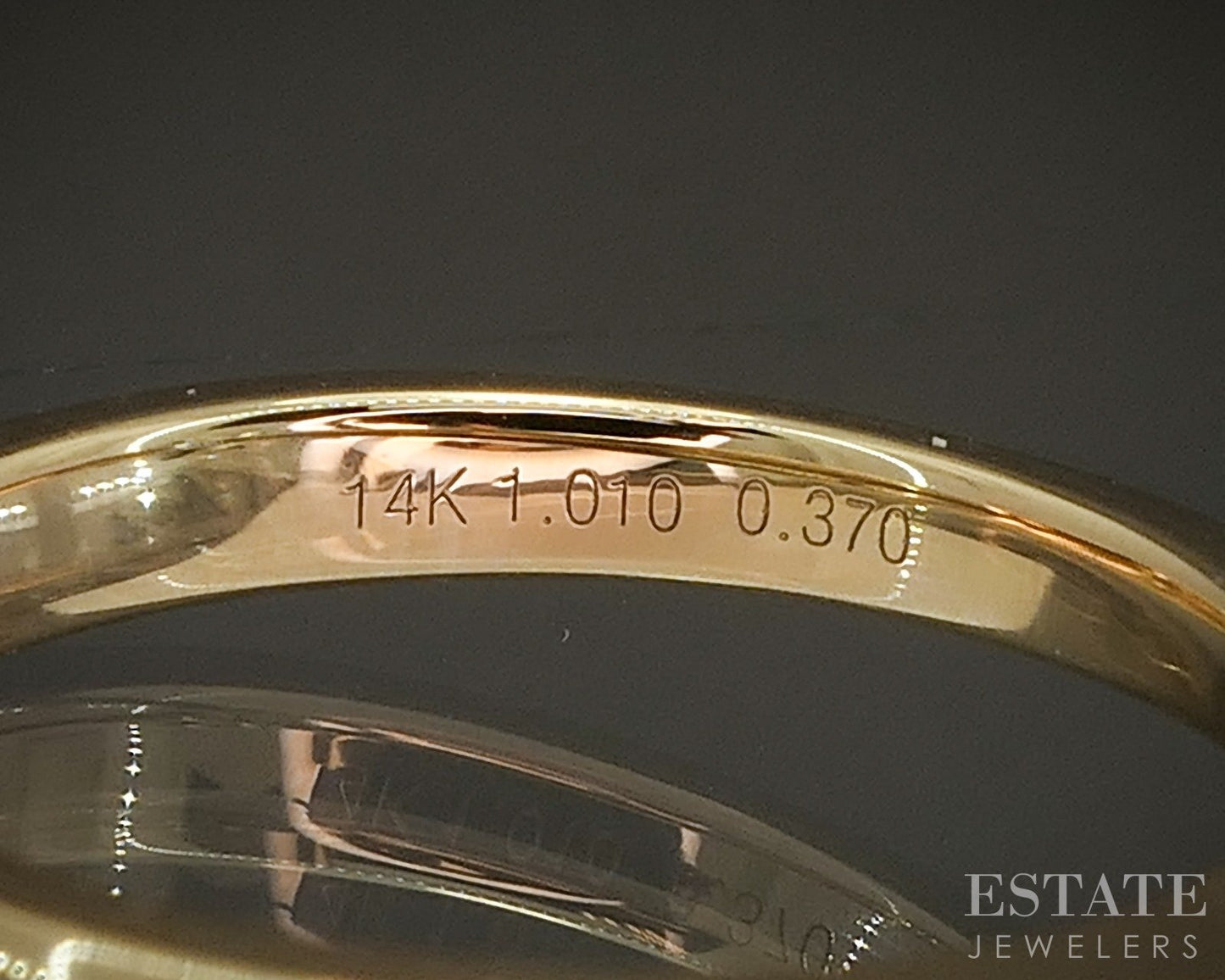 New 14k Yellow Gold 1.38ctw Natural Oval Diamond Engagement Ring p23518