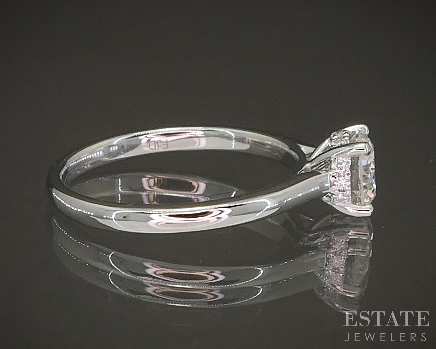 Estate Jewelers "Elizabeth" Solitaire Round Diamond Engagement Ring p23496