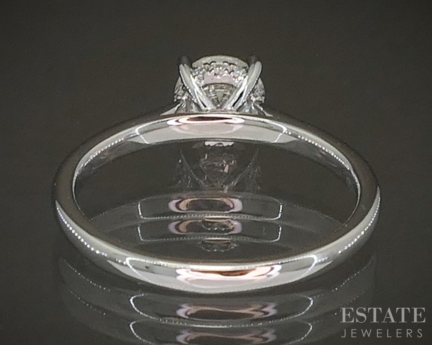 Estate Jewelers "Elizabeth" Solitaire Round Diamond Engagement Ring p23496