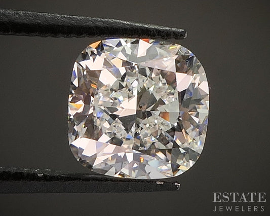 Loose 2.18ct Cushion Cut GIA Certified Natural Diamond SI1/J p21619