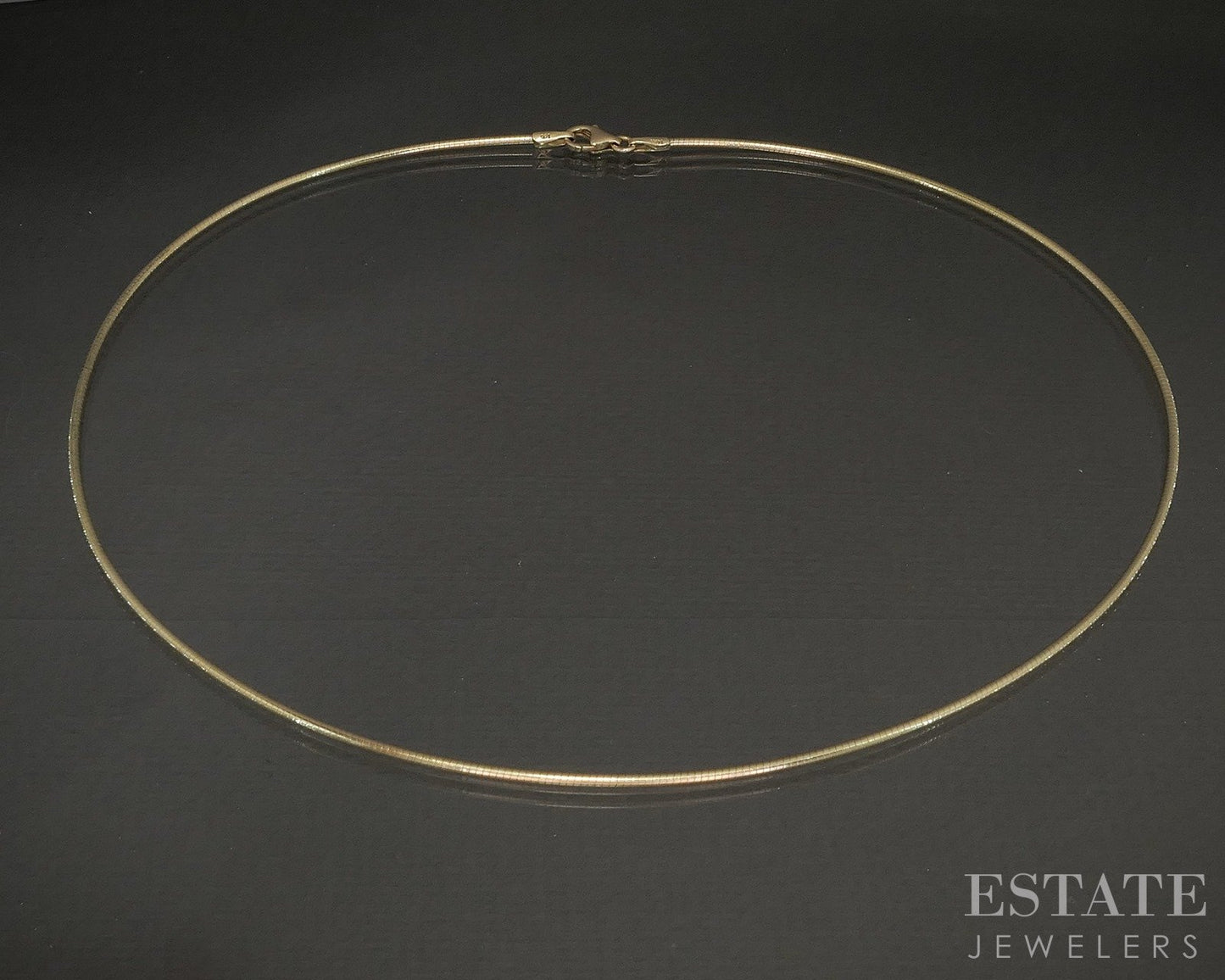 14k Yellow Gold 1.3mm Wire Snake Chain Ladies Necklace 7.0g 16"L p21175