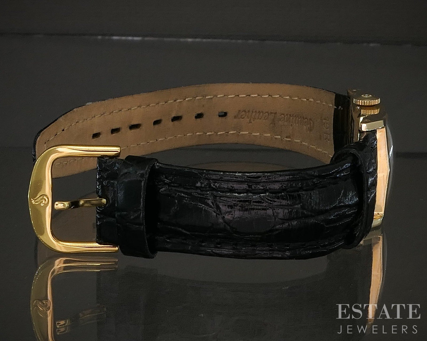 Vintage 1959 14k Yellow Gold Hamilton 770 22j Tank Mens Watch p20890