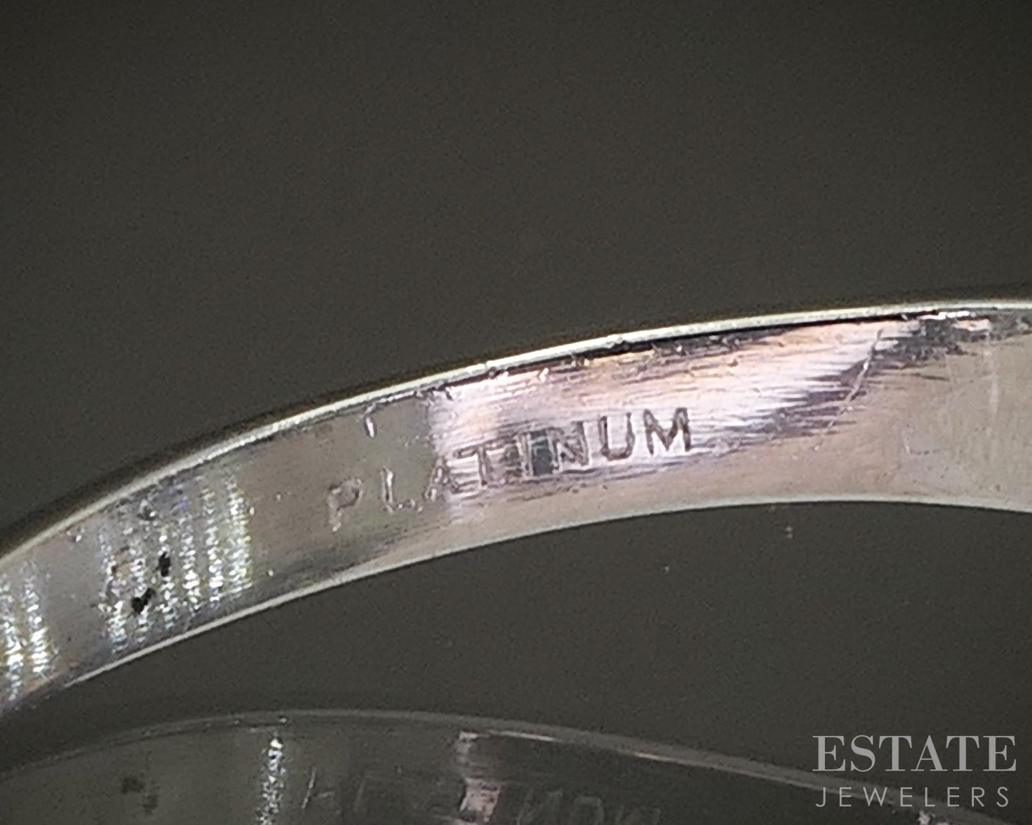 Antique Art Deco Platinum OEC Natural .25ct Diamond Engagement Ring 3.3g p22706