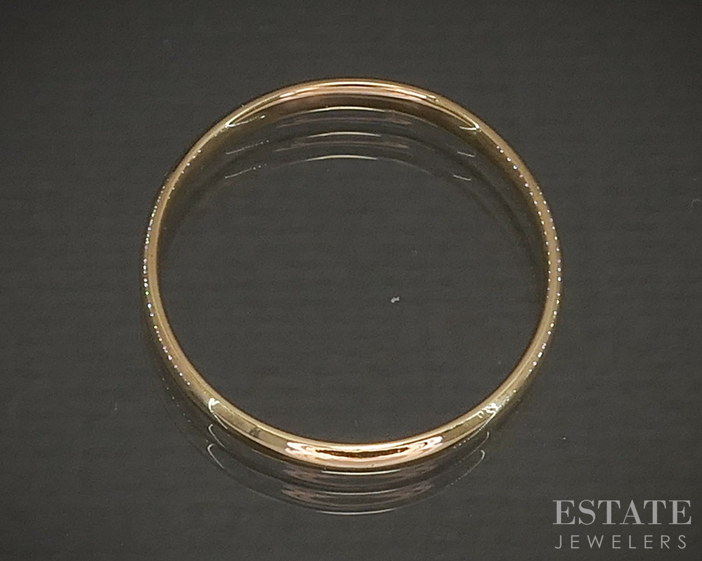 Antique 18k Yellow Gold 2.7mm Smooth Wedding Band 2.5g p18222b