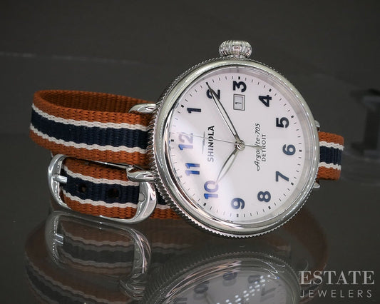 Shinola Birdy 38mm Stainless Steel Double Wrap Ladies Watch p18383b