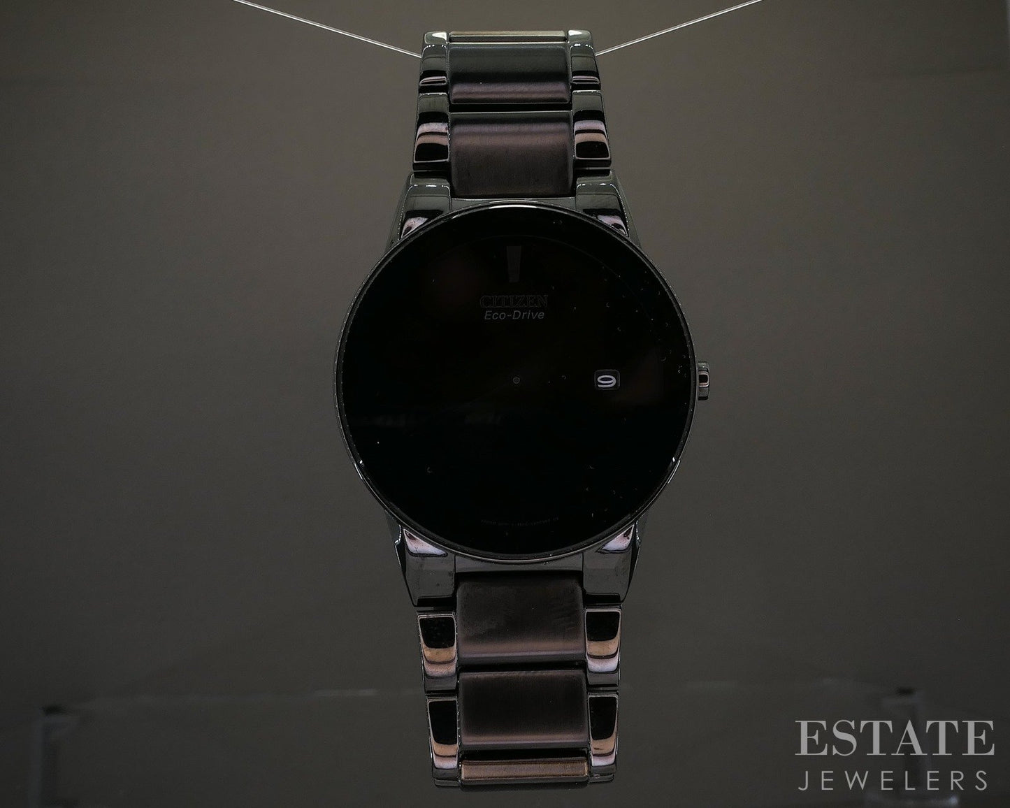 Citizen Eco Drive Axion Black Dial AU1065-58E Mens Watch p21745