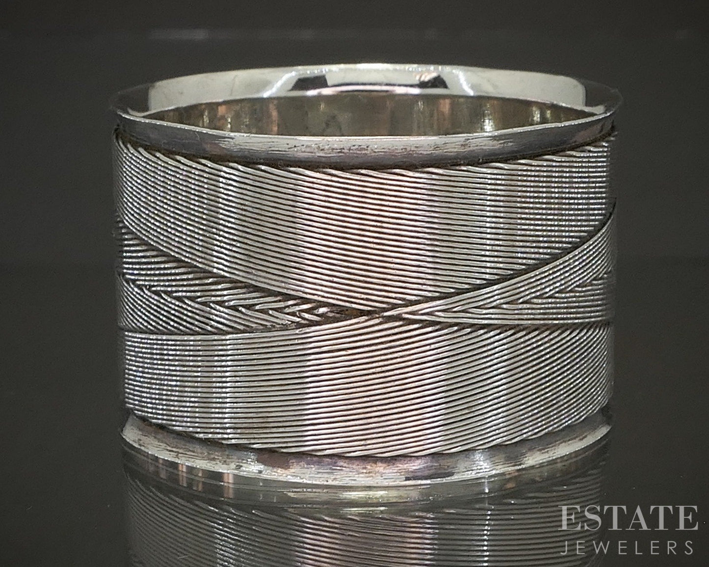 Antique Sterling 1892 Worlds Columbian Exposition Napkin Ring 23g p23081
