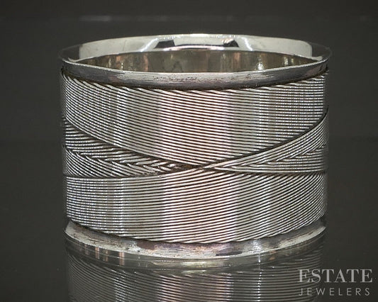 Antique Sterling 1892 Worlds Columbian Exposition Napkin Ring 23g p23081
