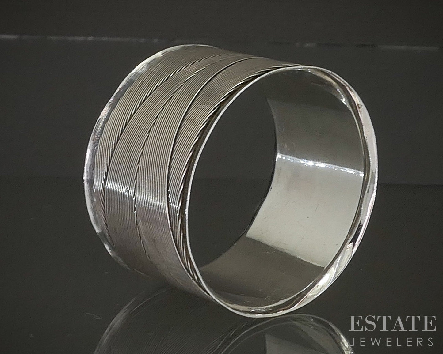 Antique Sterling 1892 Worlds Columbian Exposition Napkin Ring 23g p23081