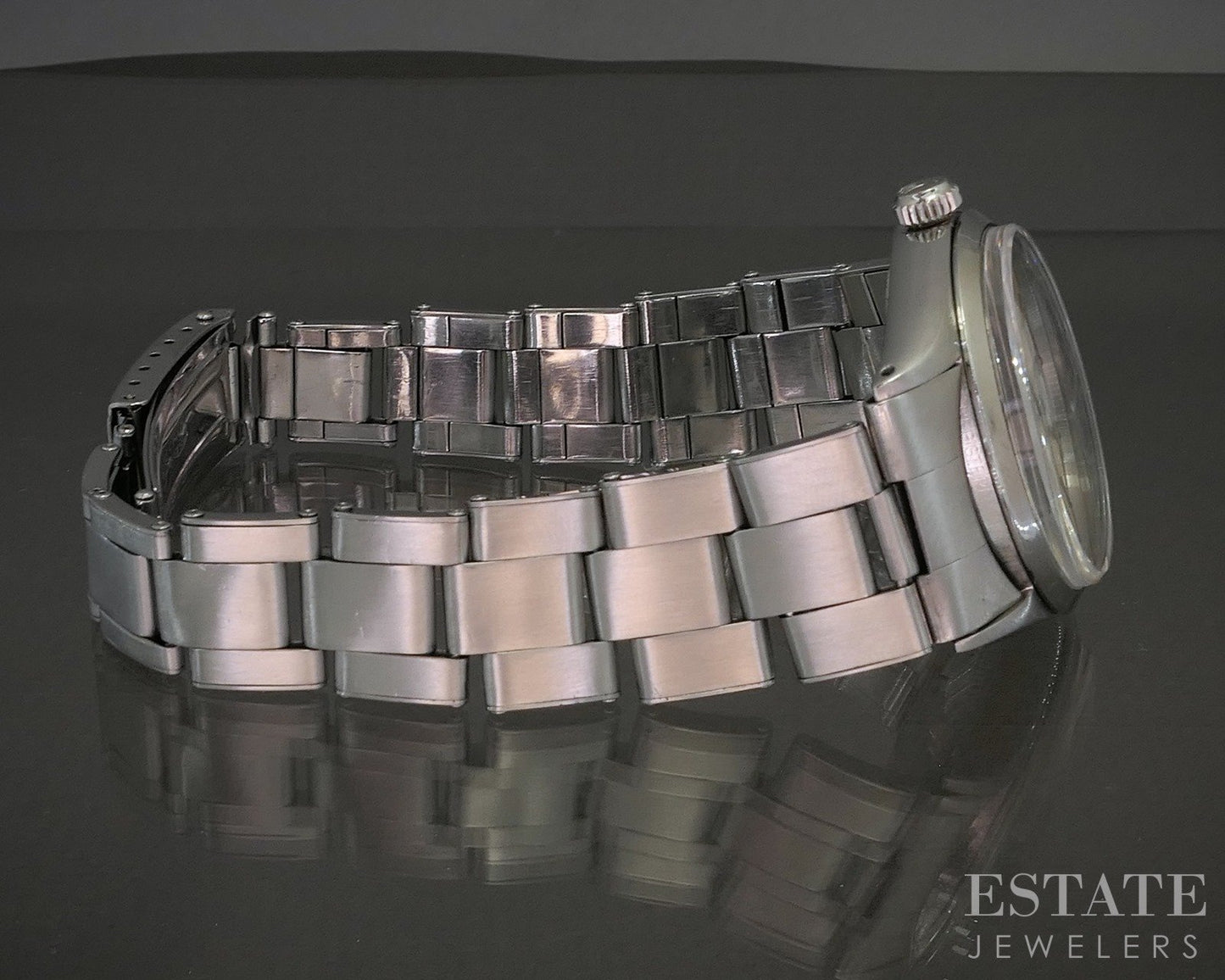 1970 Rolex Air-King 5500 Rolex Rivet Bracelet Mens Watch p21360