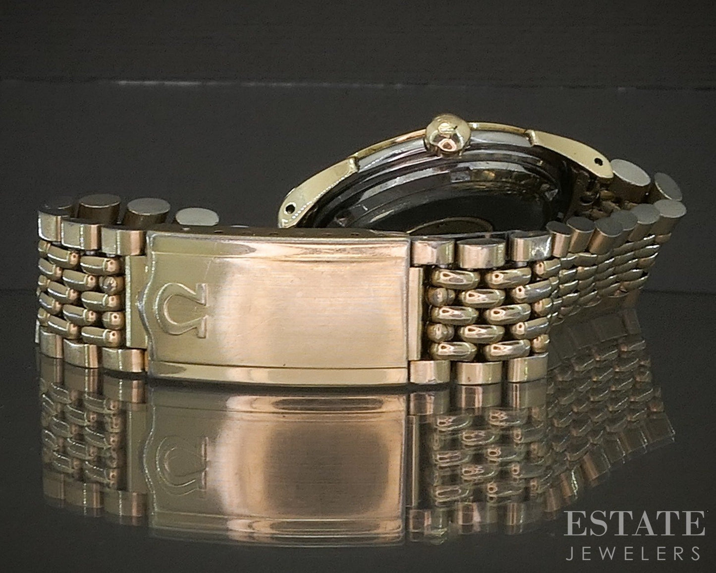 1952 Omega Constellation Pie Pan Honeycomb Gold Capped Cal 354 Mens Watch p24205