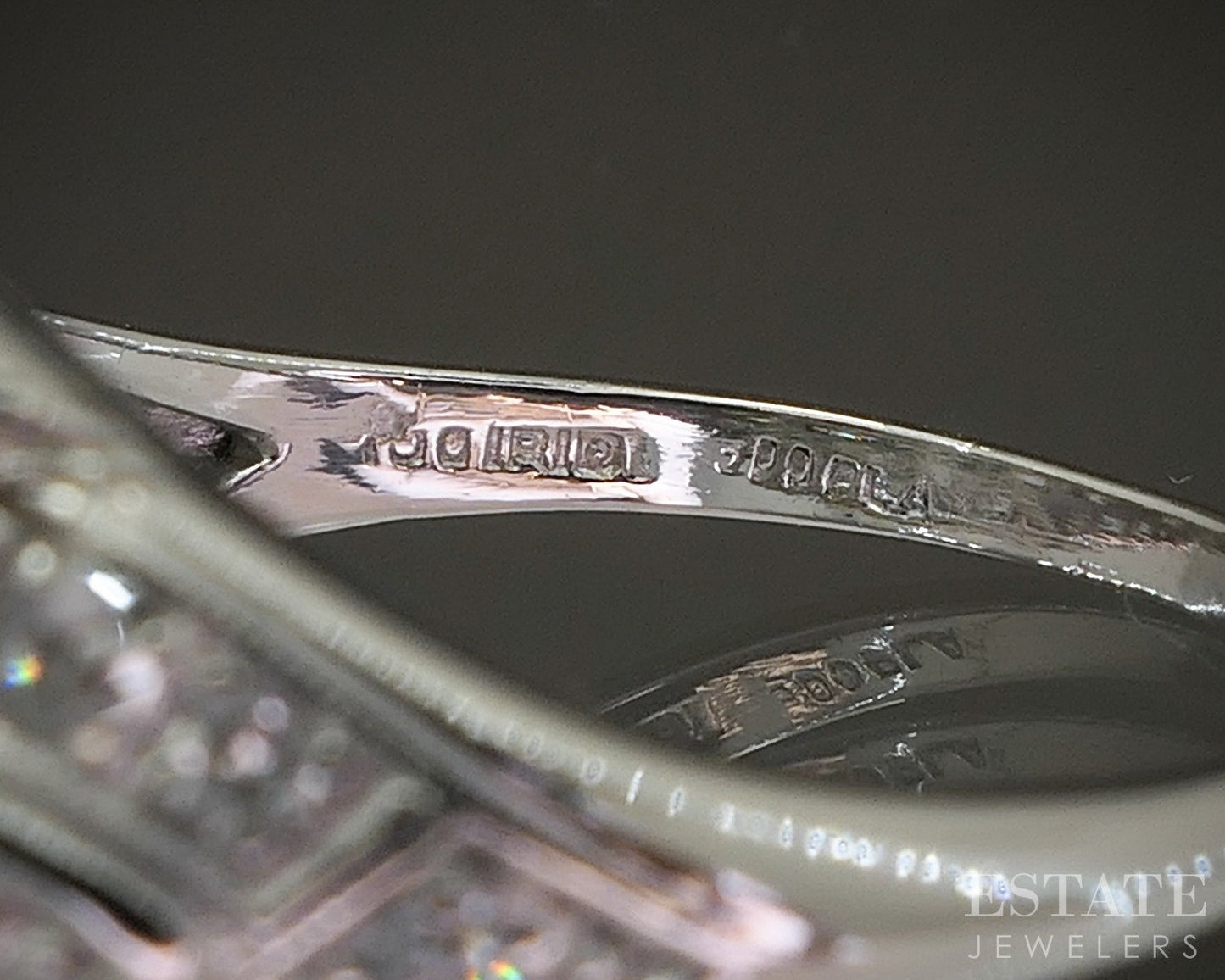Antique Art Deco Platinum Natural .75ctw Diamond Engagement Ring 5.6g p20128