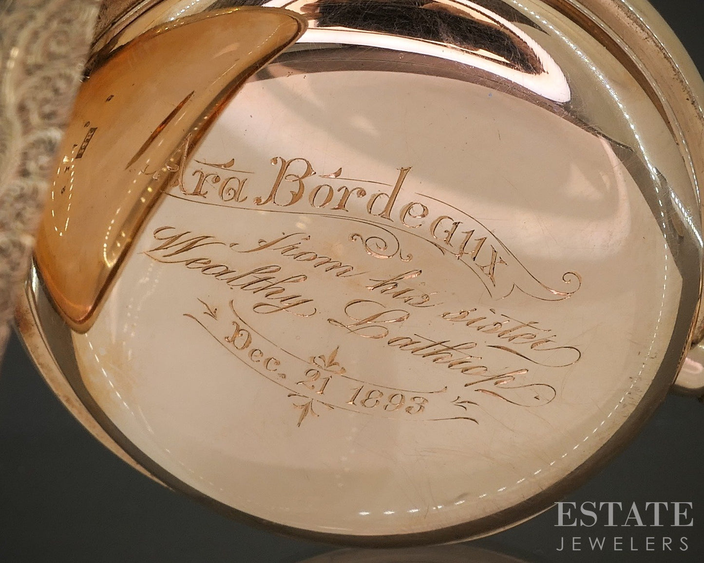 Antique Solid 14k Yellow Gold Ball Standard 18s Hunters Pocket Watch p23032