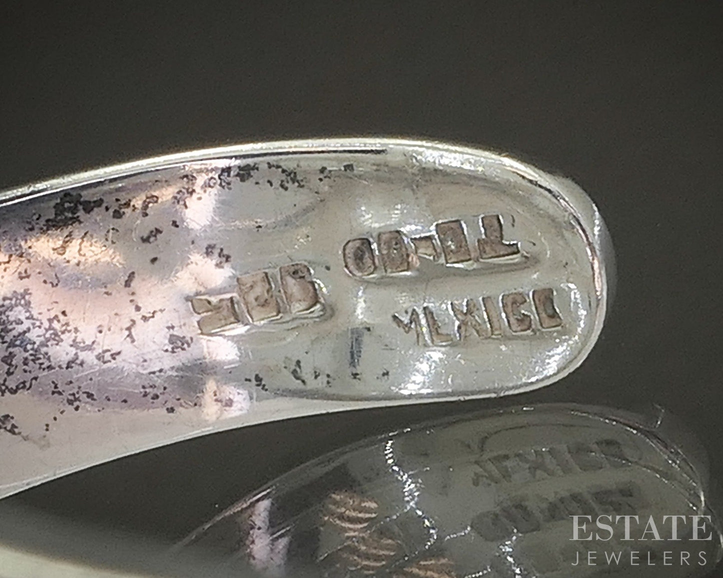 Vintage Sterling Silver Mexico Modernist Ladies Cuff Bracelet 33.7g p20008