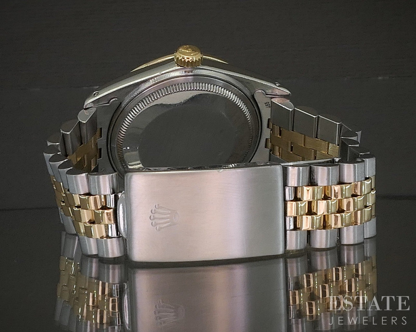 1987 Rolex Datejust 16013 Two Tone MOP Diamond 36mm Watch p22884
