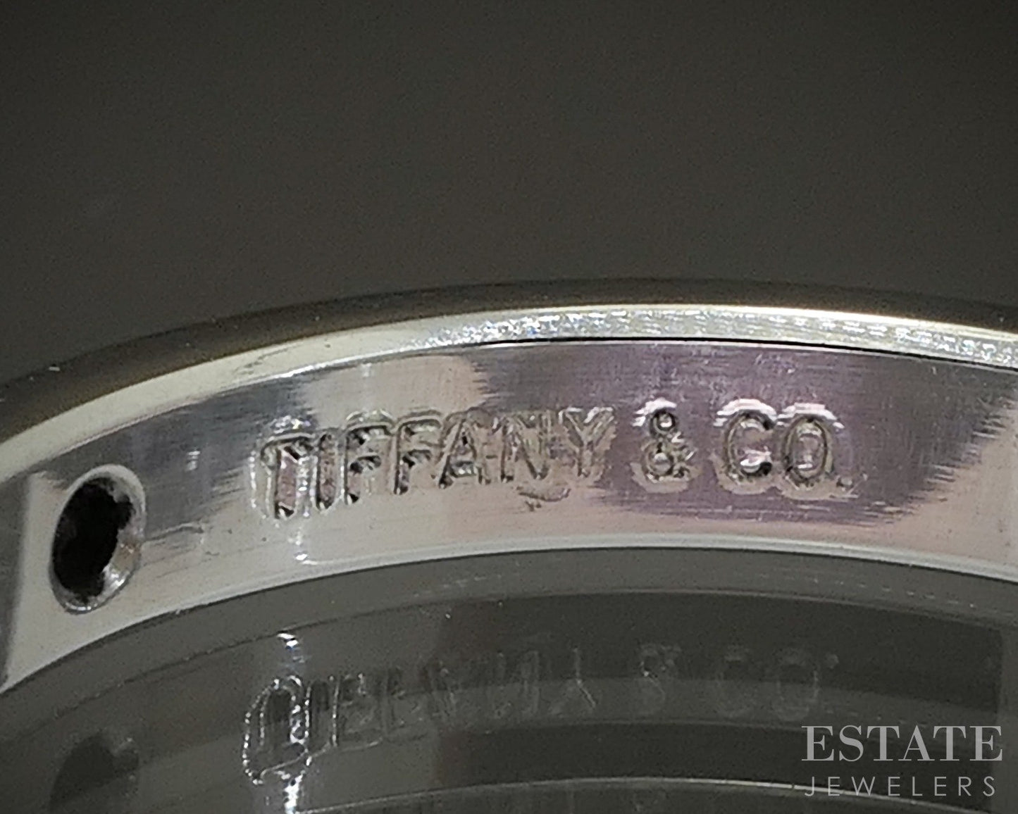 Platinum Elsa Peretti Tiffany & Co. Natural Ruby Ladies Band Ring 5g p22487