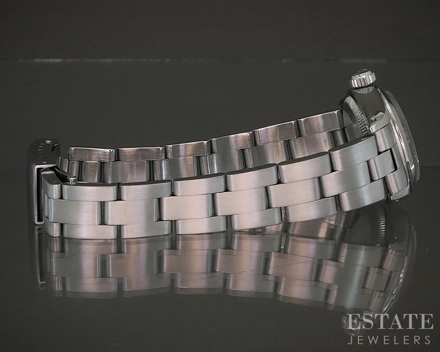1982 Rolex Oyster Perpetual 6718 Stainless Roman 24mm Ladies Watch p21733