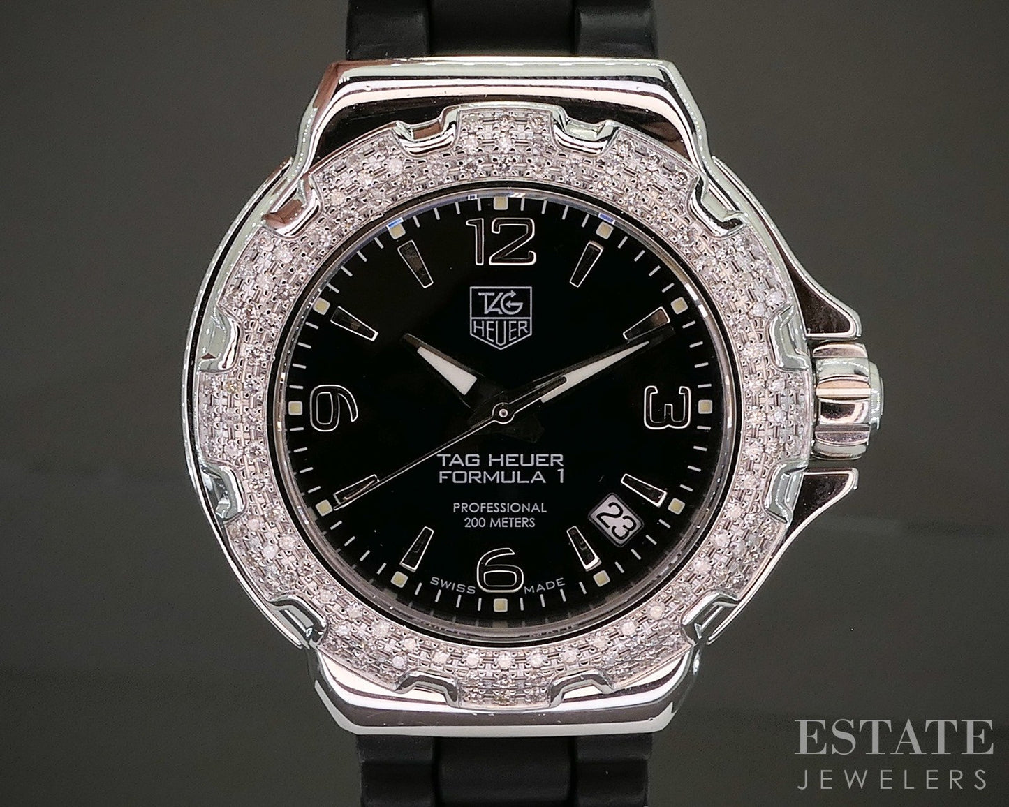 Tag Heuer Formula 1 Date Diamond WAC1214 Stainless Ladies Watch p20539