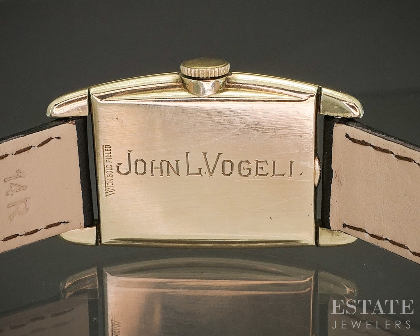 Antique 1934 Hamilton Gold Filled Cal. 980 17j Mens Watch p17075