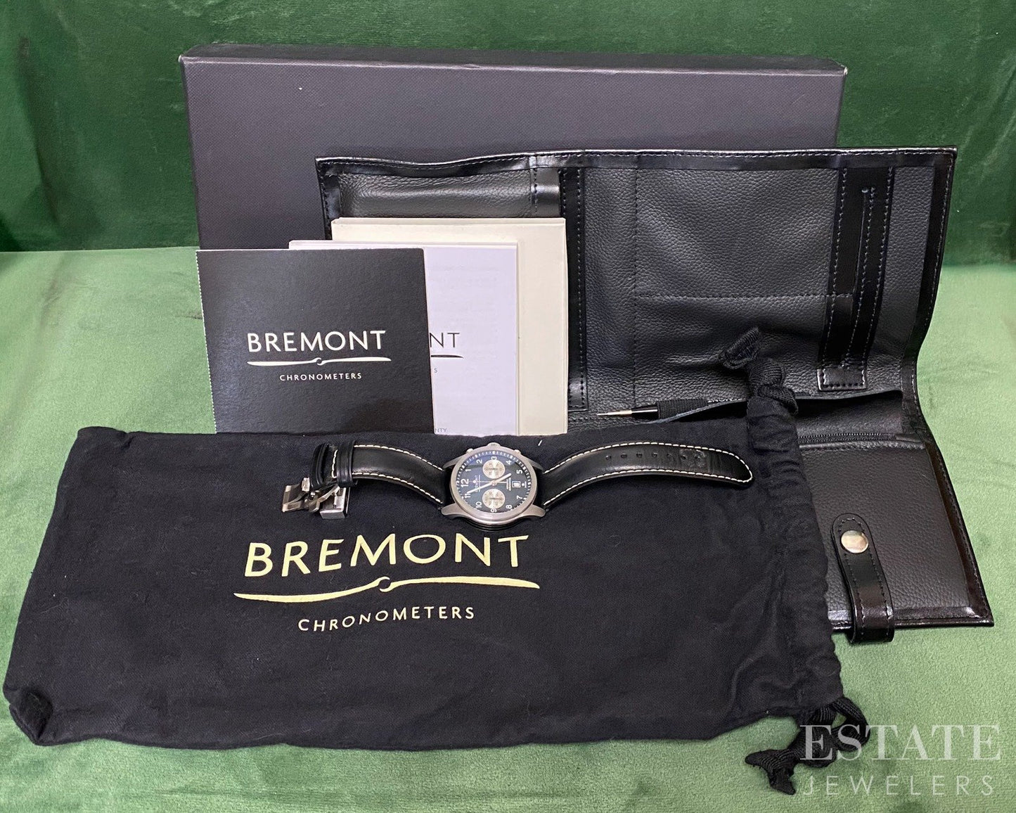 Bremont Altitude Pilot ALT1-C Stainless Black Chronograph Mens Watch p25529