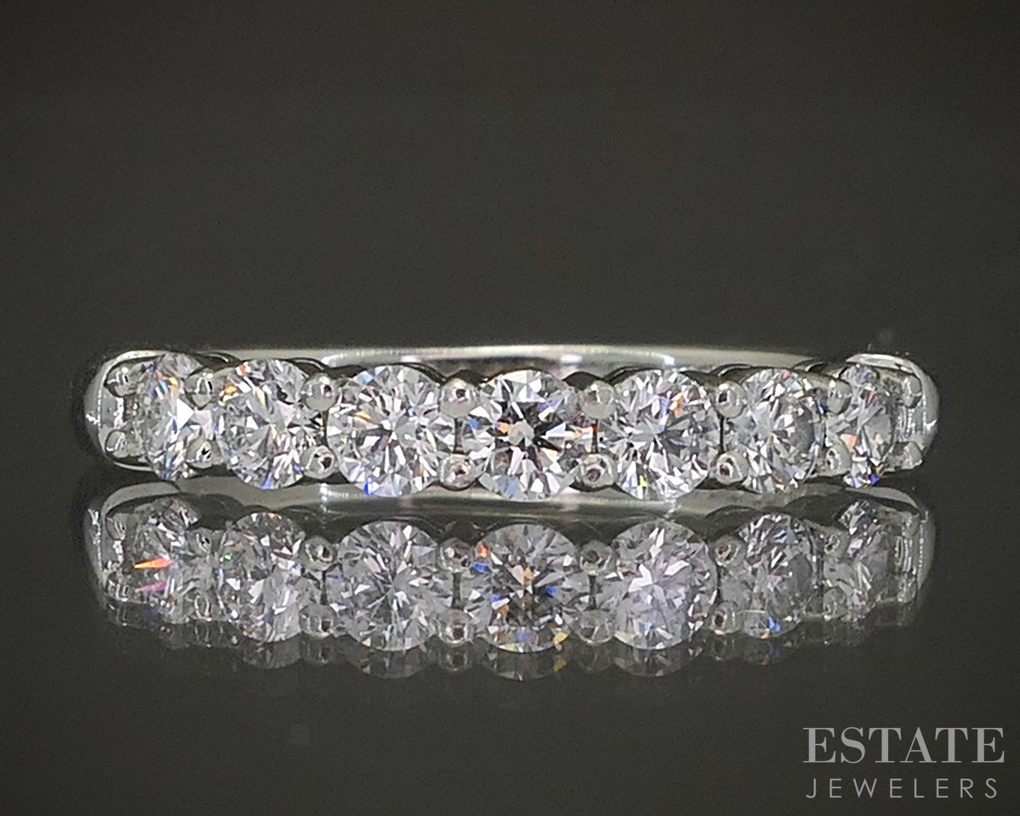 Platinum Tiffany & Co. Natural .57ctw Diamond Forever Band 4.2g p26010