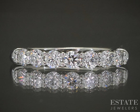 Platinum Tiffany & Co. Natural .57ctw Diamond Forever Band 4.2g p26010