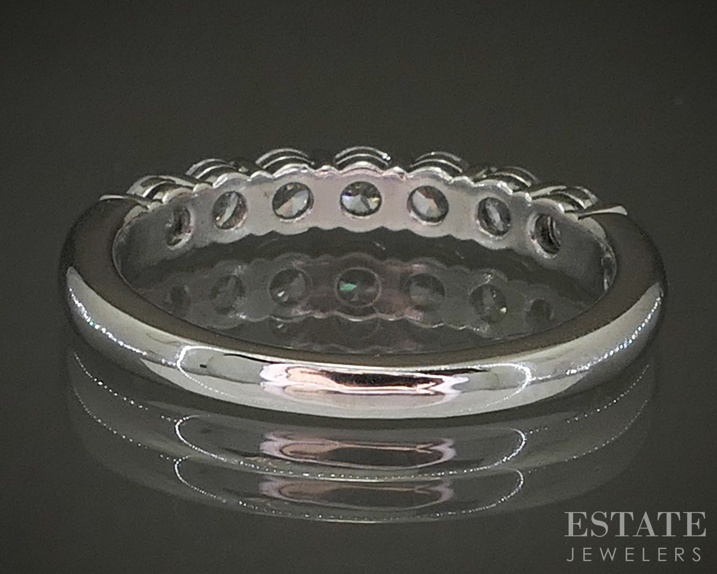 Platinum Tiffany & Co. Natural .57ctw Diamond Forever Band 4.2g p26010