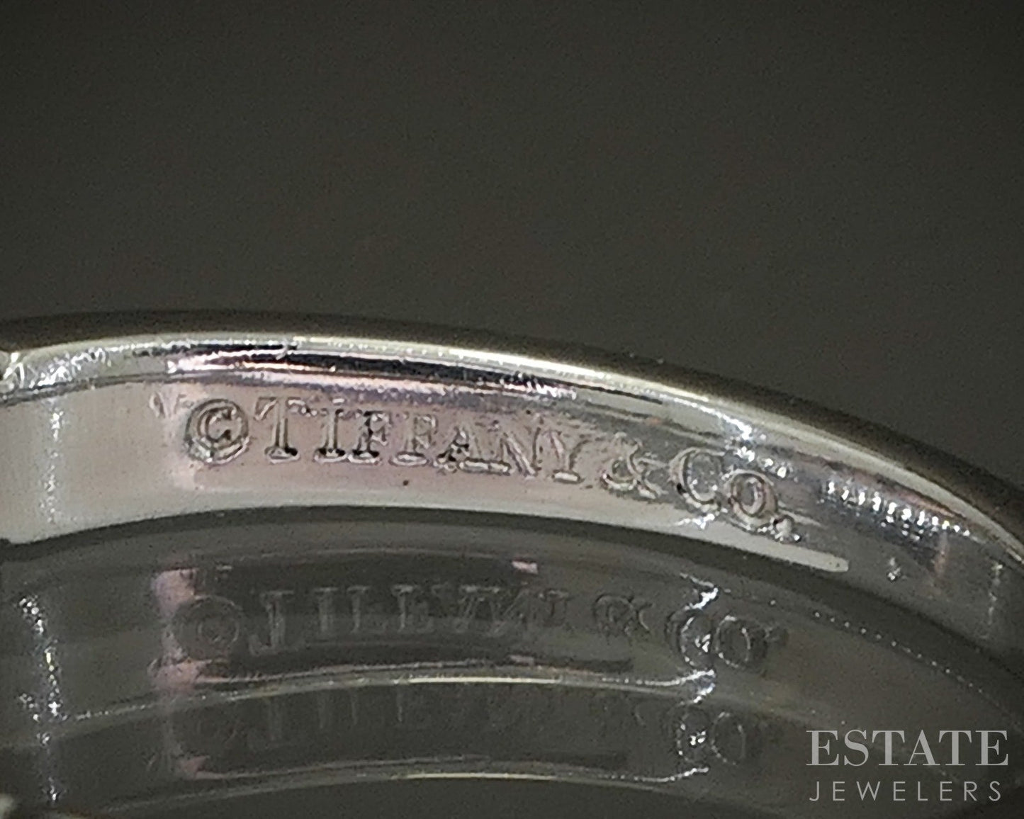 Platinum Tiffany & Co. Natural .57ctw Diamond Forever Band 4.2g p26010