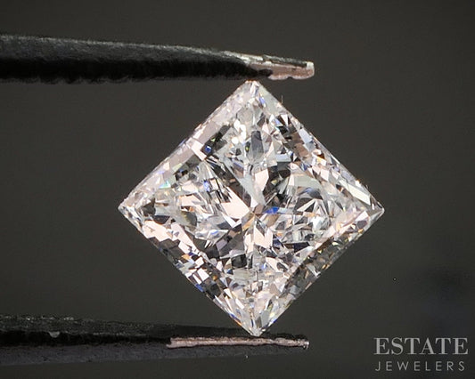 Loose .98ct Princess Cut Natural Diamond I1/G p24647