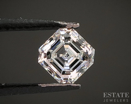 Loose .54ct Asscher Cut GIA Certified Natural Diamond VS2/H p25044