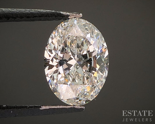 Loose 1.00ct Oval Cut IGI Certified Natural Diamond SI2/I p24501