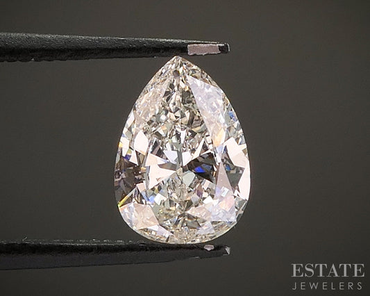 Loose 1.03ct Pear Cut GIA Certified Natural Diamond SI1/J p24423