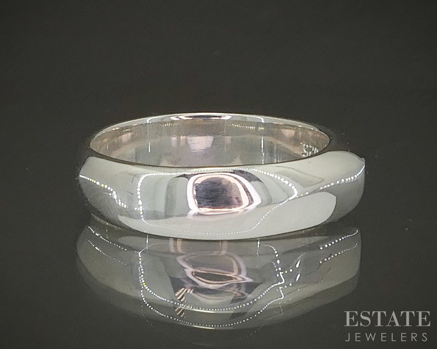Sterling Silver Tiffany & Co. 5mm Twist Ladies Band Ring 4.5g p24675