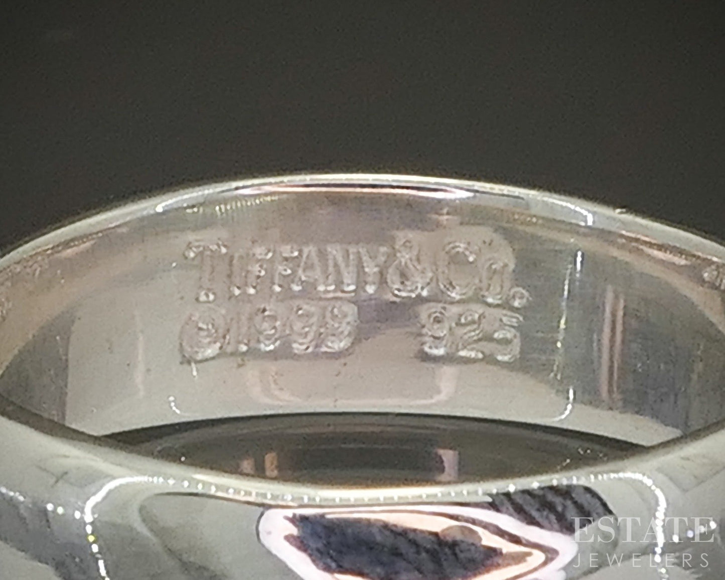 Sterling Silver Tiffany & Co. 5mm Twist Ladies Band Ring 4.5g p24675