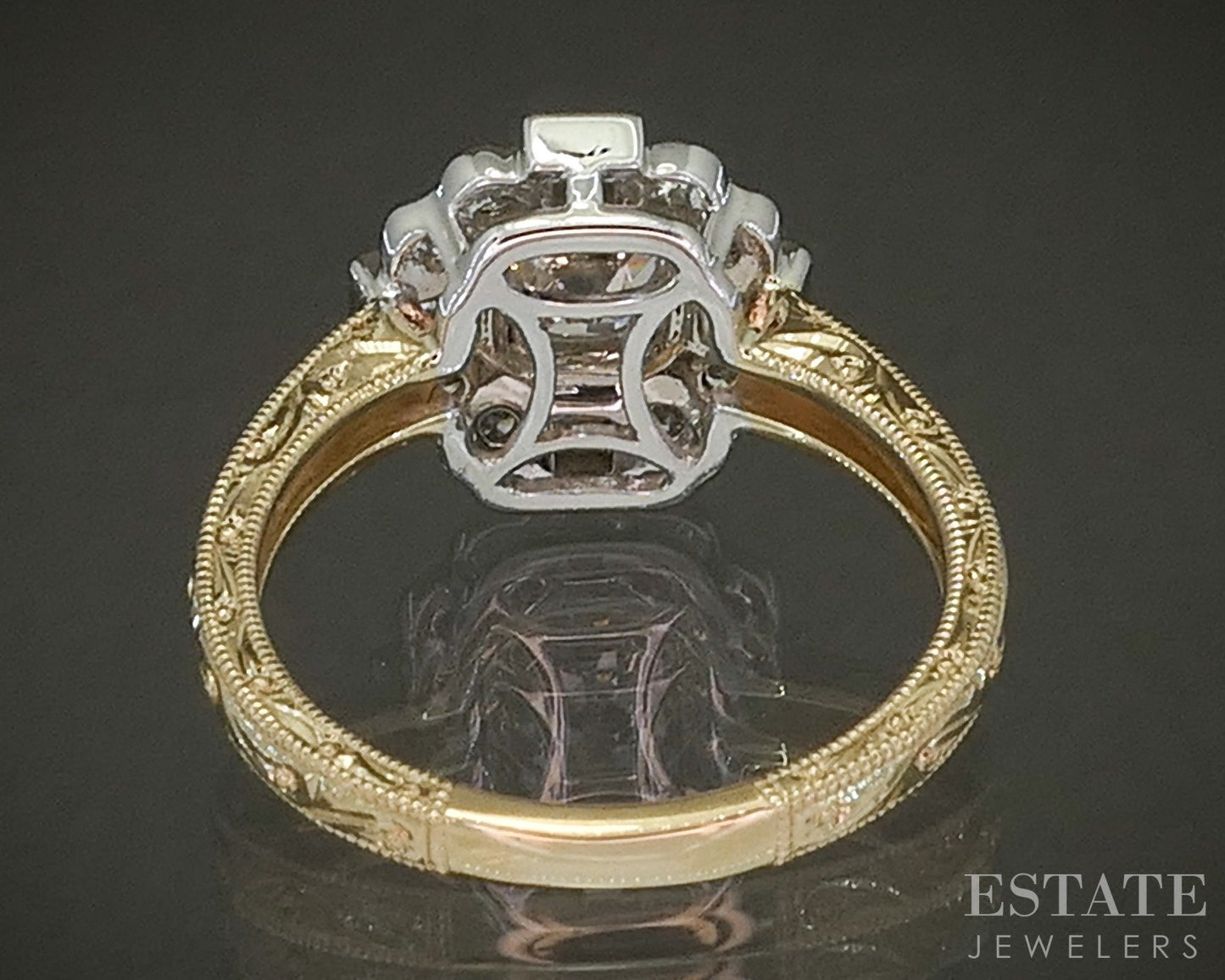Estate Jewelers "Anne" 14k Yellow Gold OEC .60ct Diamond Engagement Ring p26181