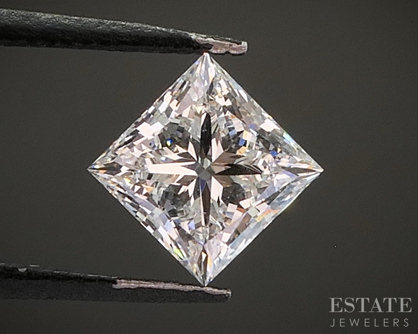 Loose 1.08ct Princess Cut IGI Certified Lab Created Diamond VVS2/F p25476