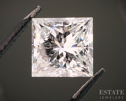 Loose 1.02ct Princess Cut GIA Certified Natural Diamond VS2/G p25474