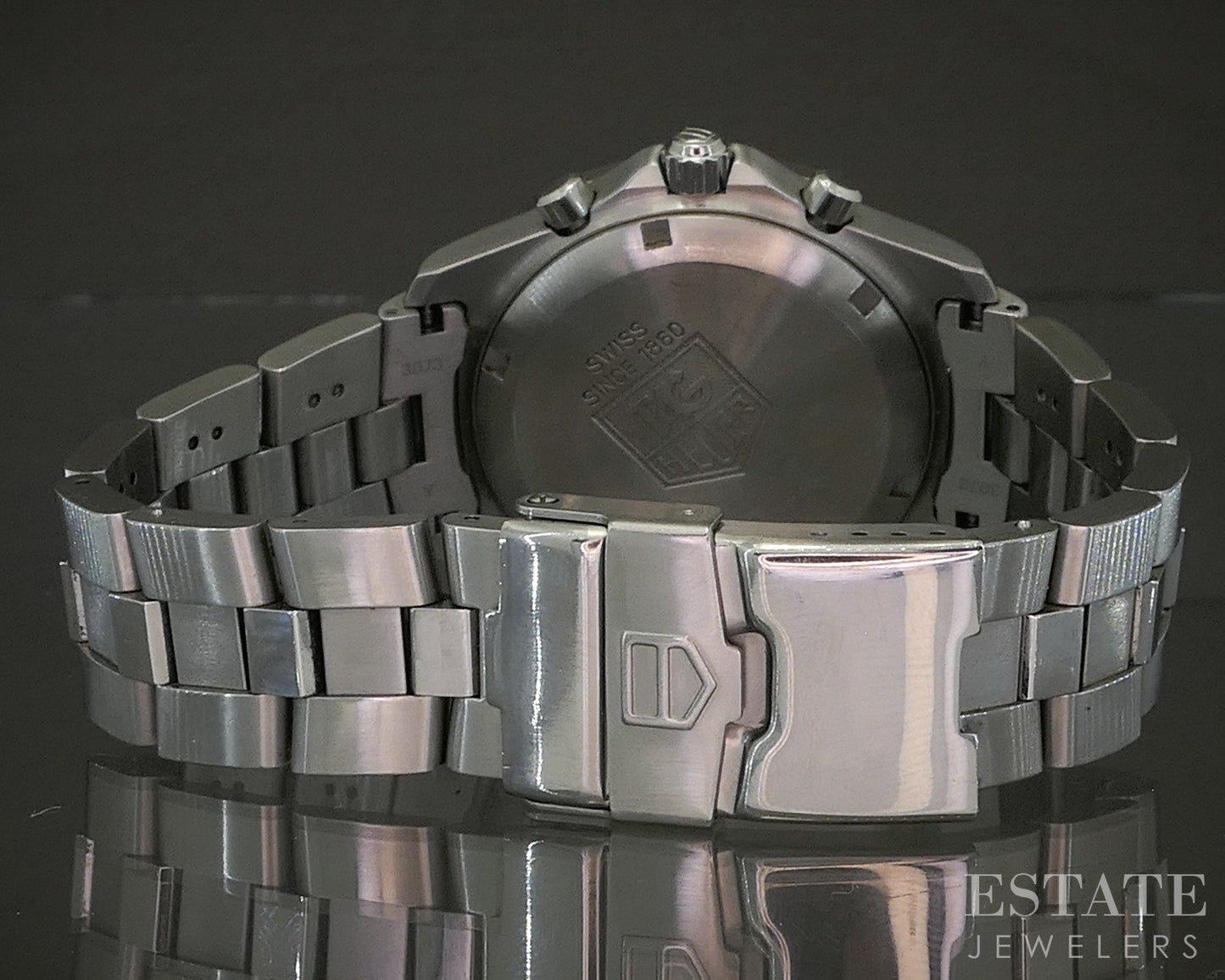 Tag Heuer Professional 200 Chronograph CN111F Black Dial Stainless Watch p25685