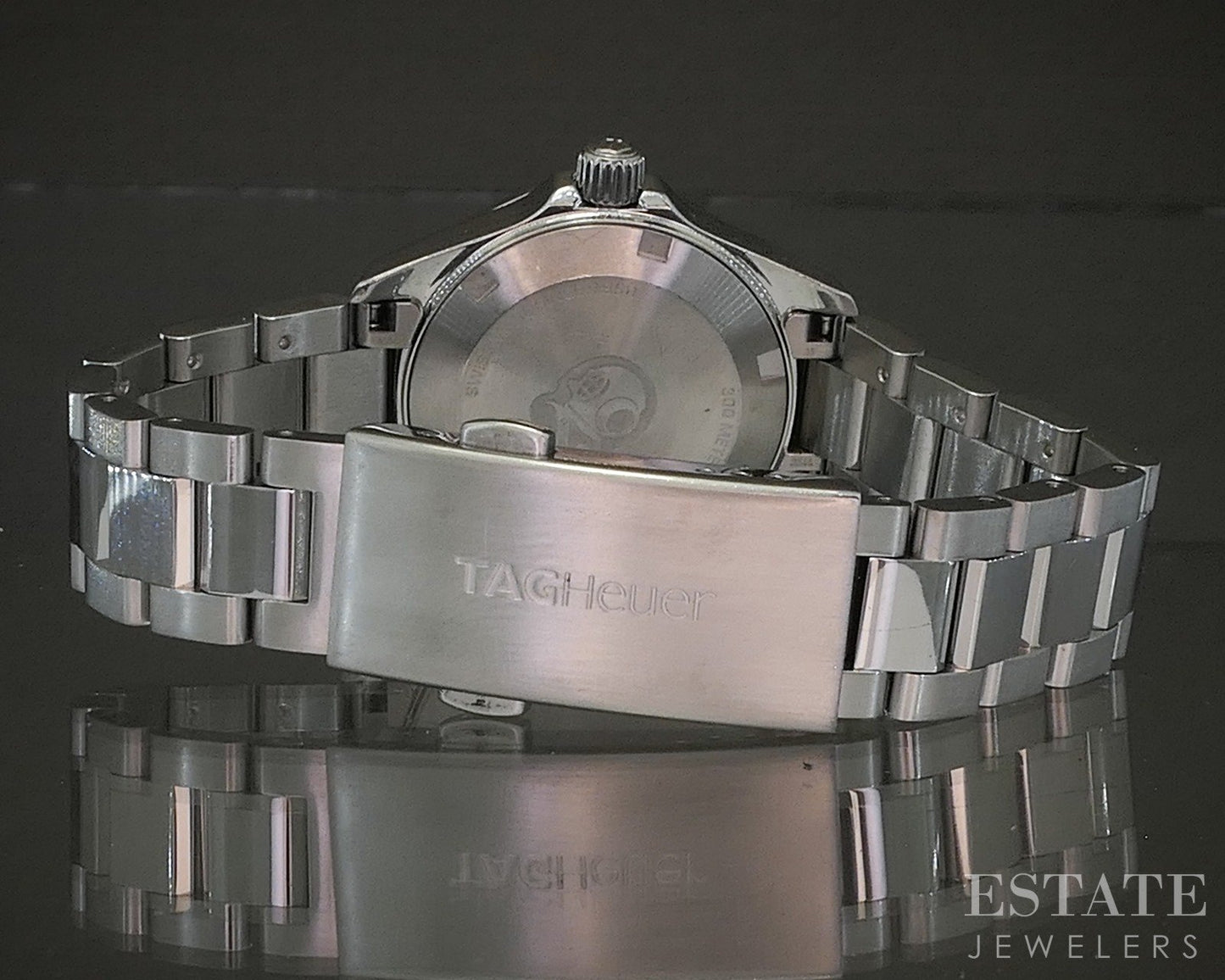 Tag Heuer Aquaracer Date WBD1412 Blue Dial Stainless Ladies Watch p22906