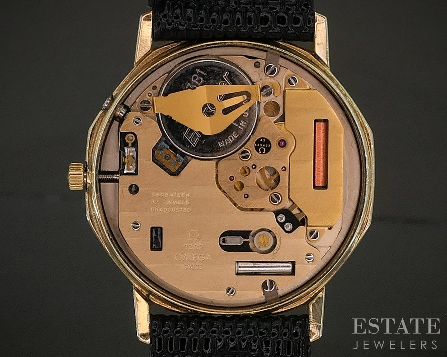 Vintage 1979 Gold Filled Omega Constellation Quartz 196.0174 Mens Watch p24854