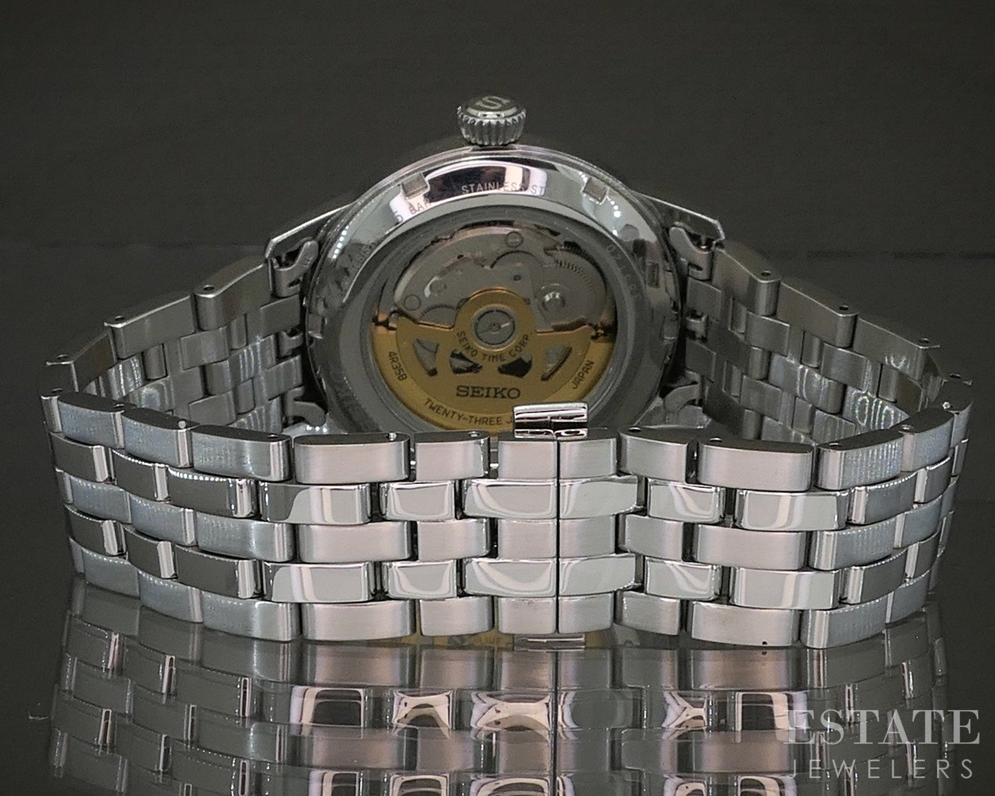 Seiko Presage Blue Automatic Cocktail Time 4R35-01T0 Mens Watch p18728