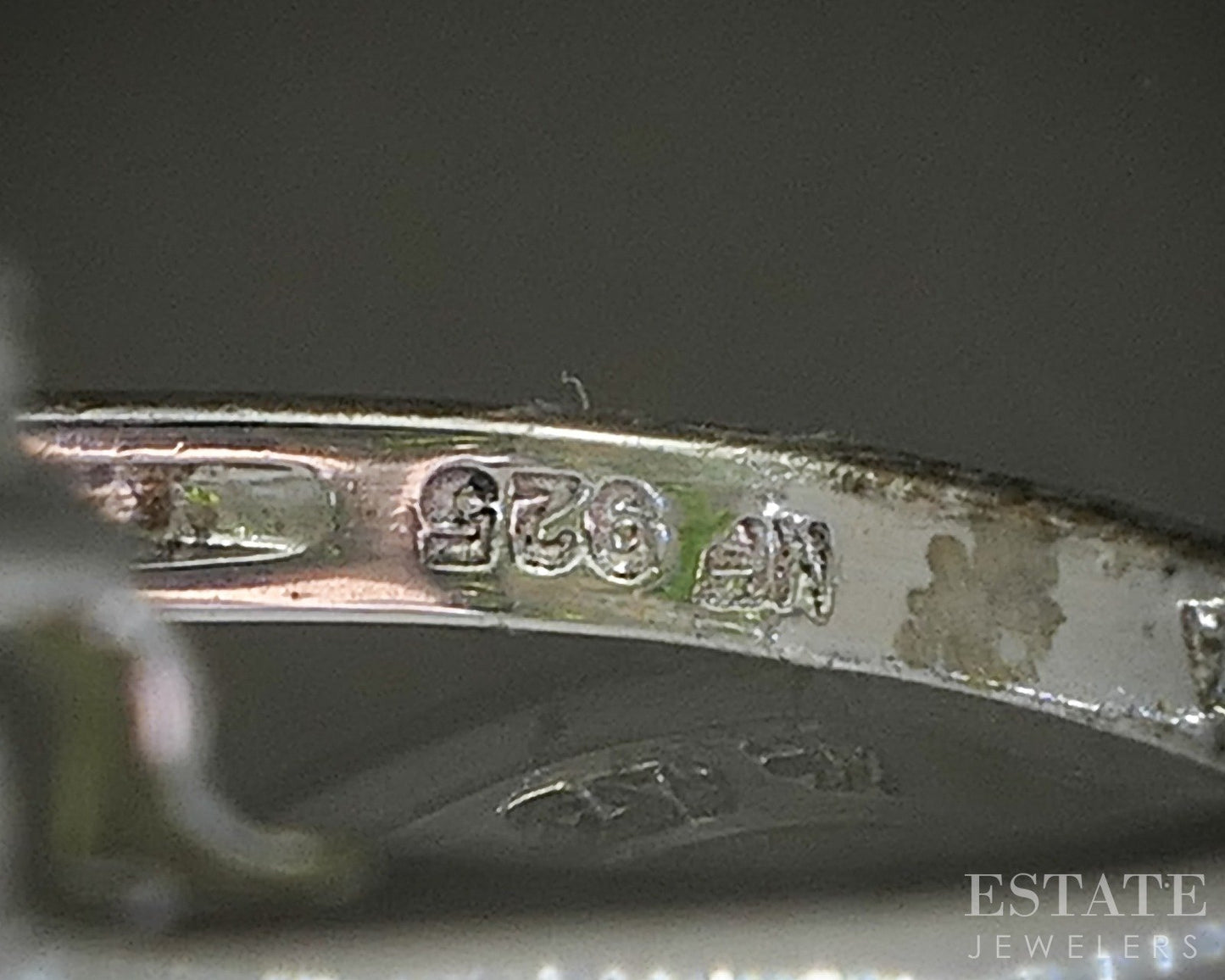 Sterling Natural Opal Chrome Diopside & White Zircon Cocktail Ring 5.9g p26647