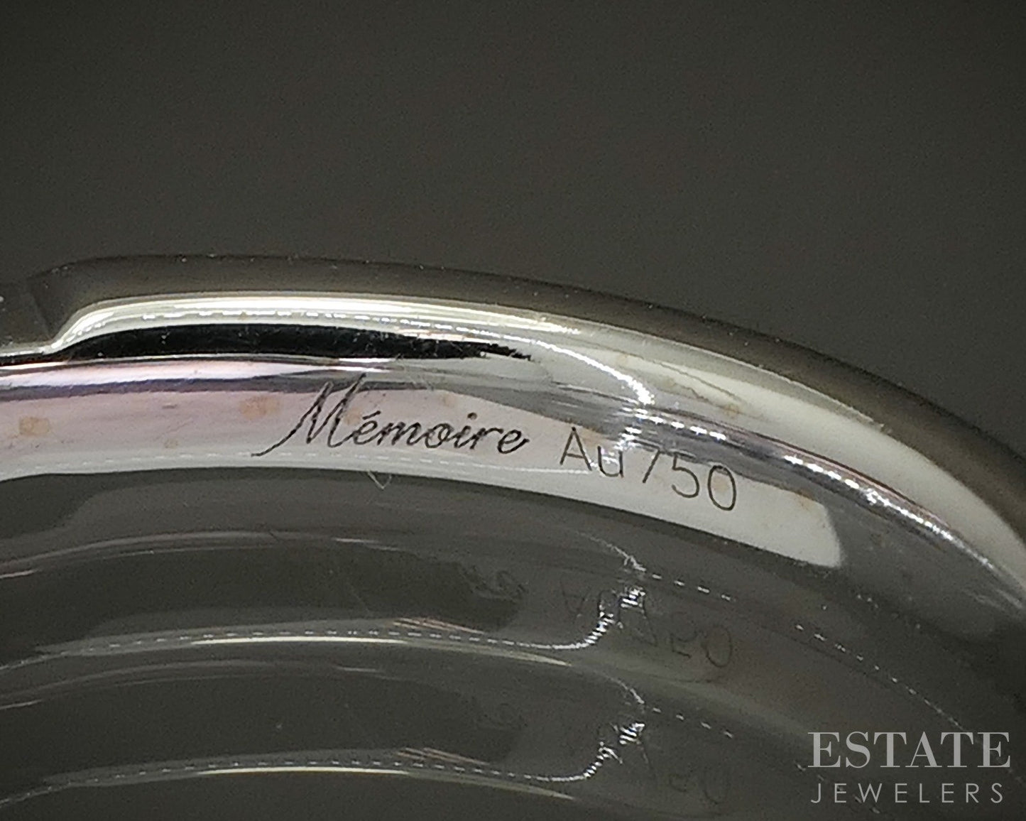 18k White Gold Natural .50ctw Diamond Ladies Wedding Band 2.6g p22830